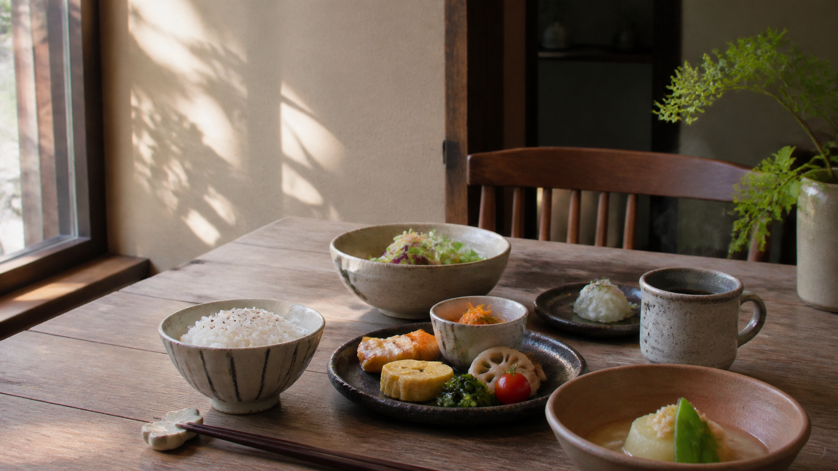 美濃焼の器で楽しむhinataboccoの食卓